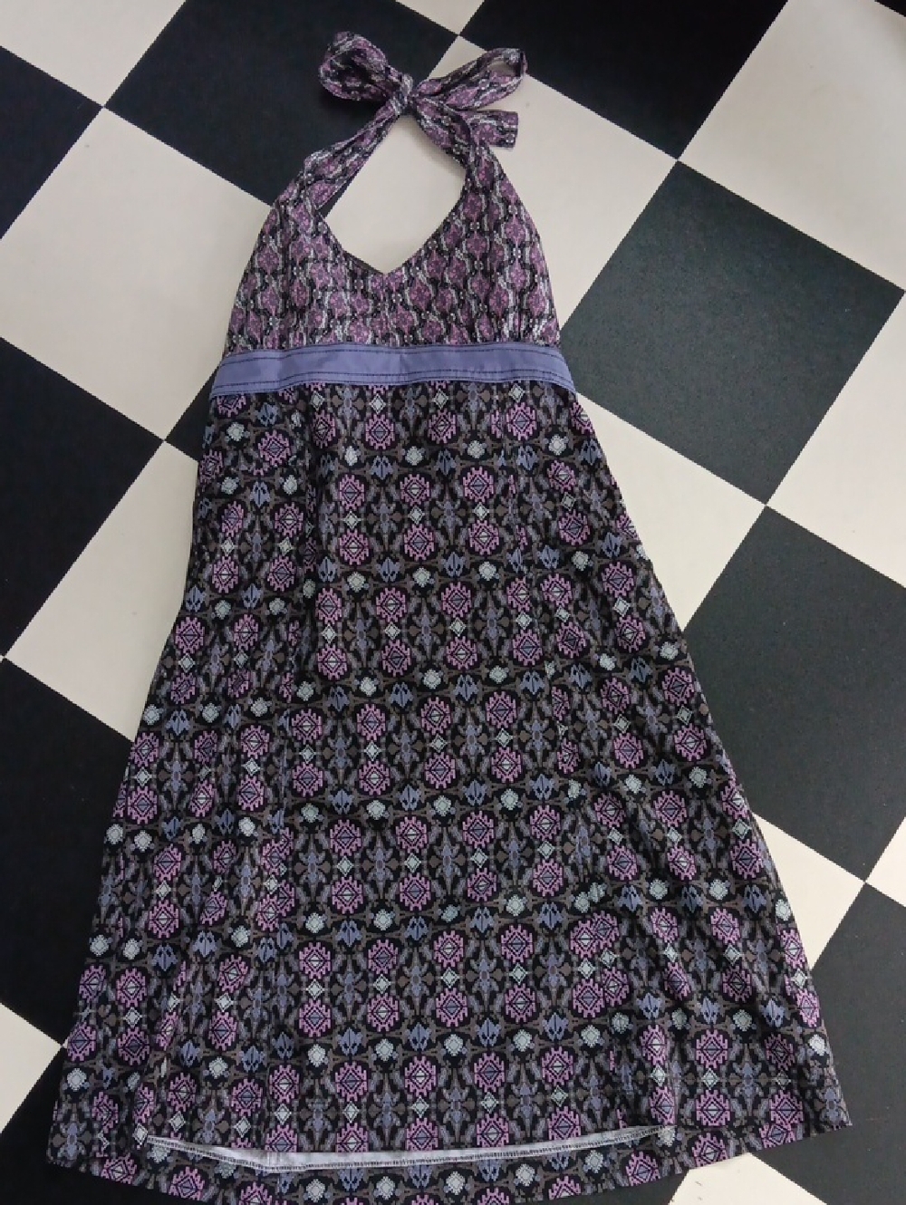 Athleta Purple & Gray Halter Dress - Picture 5 of 10